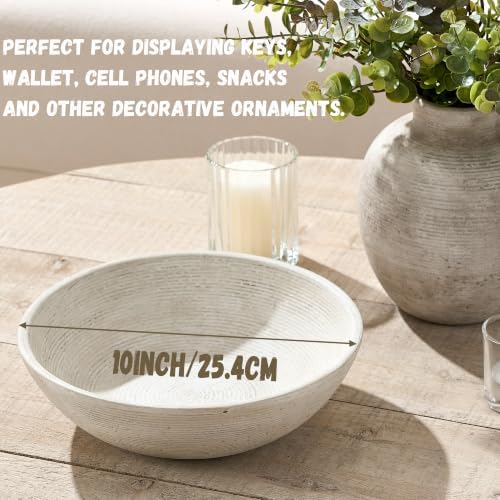 Ceramic Decorative Table Bowl Trays Home Room Decor Farmhouse (10" Retro) - Image 3