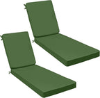 AAAAAcessories Outdoor Chaise Lounge Cushions, Fade-Resistant, Waterproof Patio by AAAAAcessories