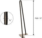SMARTSTANDARD 16 Inch Heavy Duty Hairpin Furniture Legs, Metal Home DIY Projects - Image 7