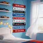 Spider Boys Room Decor, Wooden Art Prints for Boy Kids Children Toddler Bedroom, Home Indoor Inspirational Wall Decoration, Wall Decor Room Sign for Birthday Gifts - Image 6