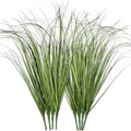 Artificial Plants, Fake Wheat Grass Tall Shrubs Bundles, Faux Greenery Plastic Plant Indoor Outdoor Decoration Home Garden Christmas Party Table Centerpieces Vase DIY Decor - Tail End Red Leaves 8 Pcs by CATTREE