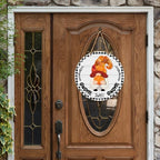 Interchangeable Gnome Welcome Door Sign Fall Halloween Decoration - Image 4