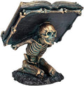 Pacific Giftware Spell Book Skeleton Podium Gothic Horror Home Decor Accent 6.75” Tall by PacificGiftware