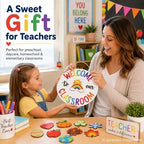 Fall Classroom Decor, Welcome to Our Classroom Sign, Classroom Door Sign with Seasonal Icons, Teacher Classroom Decor, Back to School Decorations, Teacher Door Hanger for Preschool Kindergarten Elementary - Image 6