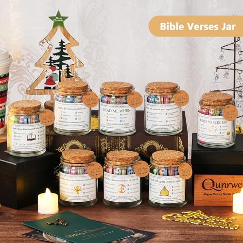 Bible Verses Jar,Prayer Cards Holy Hope Bible Jar for Teen Women Men - Image 3