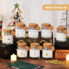 Bible Verses Jar,Prayer Cards Holy Hope Bible Jar for Teen Women Men - Image 3