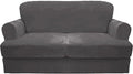 CUCRAF Cushion Sofa Cover 3 Piece Slipcovers, Soft Thick Velvet Couch Cover by CUCRAF
