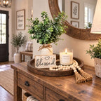 Rustic Modern Farmhouse Decor Set of 6 for Your Living Room Decor - Image 4