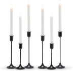 Black Taper Candle Holder 6 PCS Candlestick Holders, Vintage Candle Stick Holder - Image 8