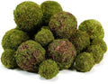 Decorative Moss Balls Set - 18pcs Fake Moss Balls for Bowl Fillers, Centerpiece Decor, Home Decor, Vase Fillers, Wedding Decor, Table Arrangements, Coffee Accents, DIY Crafts (Mix-Set of 18) by Byher