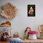 Funny Frog Mushroom Decor Metal Sign: Cute Cottagecore & Forest Decor for Bathroom, Kitchen, Bedroom, and Home (3029) - Image 4