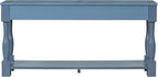 Knocbel 64 Inch Long Antique Entry Console Table - Image 9