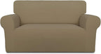 PureFit Stretch Loveseat Covers Fleece Couch Covers by PureFit