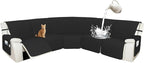 Arfntevss Recliner Sectional Couch Covers 1OO% Waterproof L Shape Sofa Cover by Arfntevss