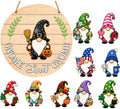 Halloween Door Sign, Interchangeable Gnome Door Sign, Seasonal Gnome Decor for Front Door, Gnomes Decorations for Home, Fall Gnomes Decorations, Cute Gnome Decor for Women by EmotionalUplifting