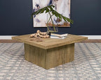Coaster Home Furnishings Zetta Square Cocktail Living Room Coffee Table - Image 2