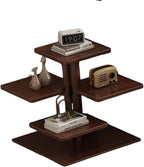 Scandinavian Solid Wood End Table by Unknown