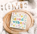 SRADMO Boho Floral Inspirational Wood Box Sign Desk Decor, Motivational Office Decor, Positive Inspirational Theme Wooden Block Box Sign Decoration for Home Office Shelf Table Decorative Accessories - Image 5