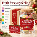 Christmas Bible Verse Jar, Read Me When Bible Verse Jar, Christmas Gift for Women, Mom, Christian Gifts for Women - Image 5