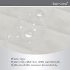 Easy-Going Reversible Couch Cover, Recliner 22 in, Ivory/Ivory | Machine - Image 4