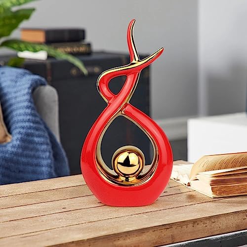 Norrclp Home Decor Modern Abstract Art Ceramic Statue Table Decor (Large) - Image 4