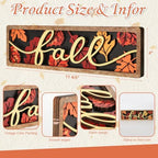 Vintage Fall Leaves Decorations for Office Home Table Mantel Shelf Desk - Image 2