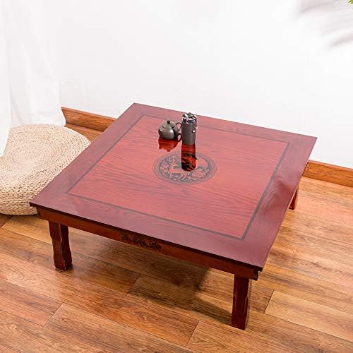 DAMEDAI Square 80X80cm Korean Floor Table Folding Legs Luxury Antique Home - Image 2