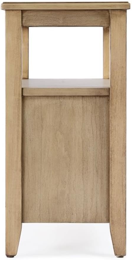 Beaumont Lane Transitional Wood Side Table, Poplar Wood - Image 5