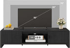 FATORRI TV Stand for 75/65/55 Inch TVs, Mid Century Modern Entertainment Center - Image 9