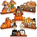 Yousoontic 6 Pcs Fall Thanksgiving Table Decor, Cute, Bright Orange by Yousoontic