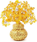 Feng Shui Citrine Multicolor Crytal Money Tree Bonsai with Chinese Decoration for Luck and Wealth by BWINKA