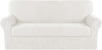 Turquoize Stretch Sofa Slipcover 2 Pieces Sofa Cover Couch Cover by Turquoize