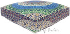 Mandala Floor Pillow Cover Meditation Cushion Seating Throw Hippie Round - Image 3