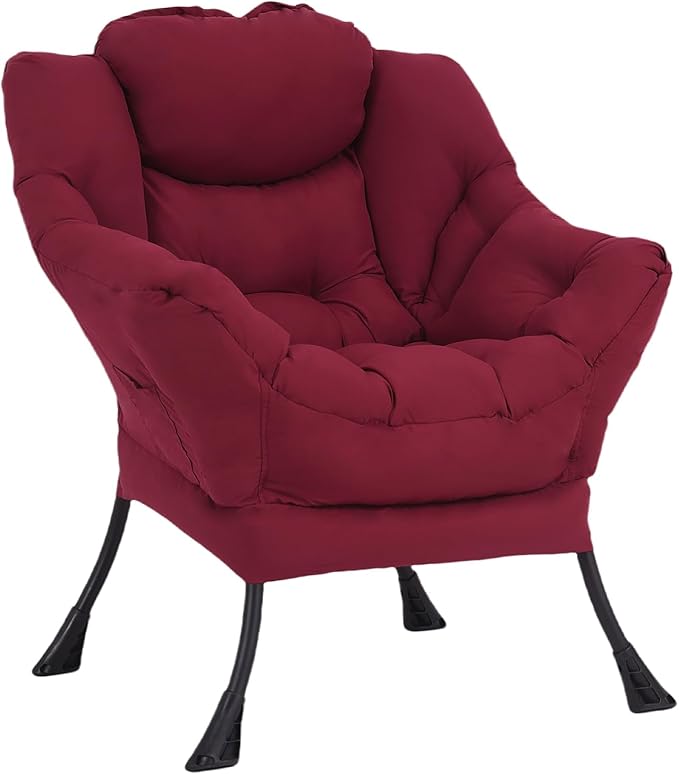 Welnow Lazy Chair for Living Room, Modern Reading Accent Chair by LifeGetsBetterWithWelnow
