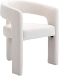 BESTANO Modern Velvet Fabric Upholstered Dining Chairs by BESTANO