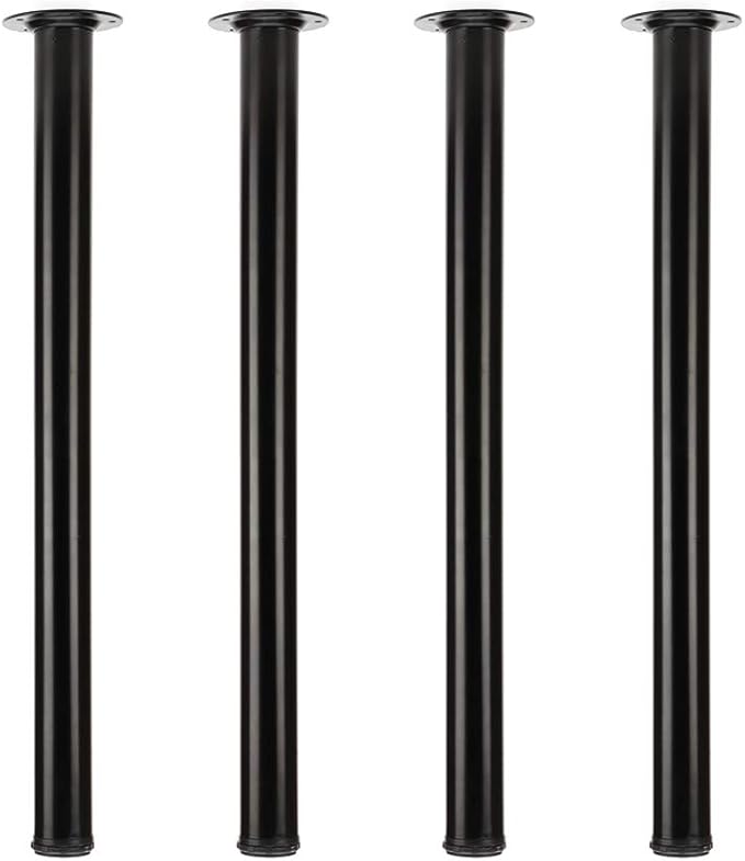 QLLY 27.5 inch/ 70cm Adjustable Metal Desk Legs, Heavy Duty Furniture Table Legs by QLLY