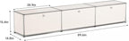 Modern Storage Cabinet White E Versatile Free-Standing Organizer - Image 3