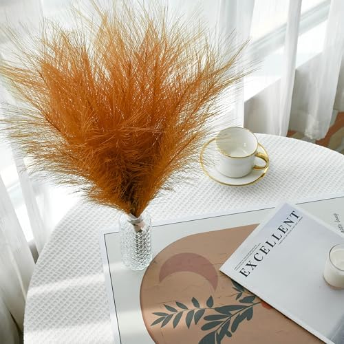 Mandy's 20 Stems Brown Silk Pampas Grass Bouquet - Image 5
