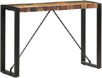 SKM Console Table 110x35x76 cm Solid Reclaimed Wood - Image 5