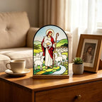 KOMI Jesus and Lambs Stand Statue Acrylic Catholic Icons Ornament Home Altar Decor Christian Gifts - Image 5