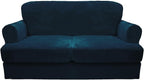 CUCRAF Cushion Sofa Cover 3 Piece Slipcovers, Soft Thick Velvet Couch Cover by CUCRAF