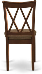East West Furniture CLC-MAH-C Clarksville Dinette Chairs - Image 8