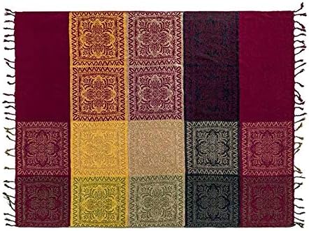 Boho Throw Blanket, Chenille Jacquard Tassels Throw Blankets - Image 7