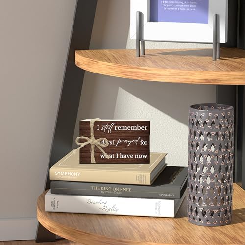 Decorative Books For Home Decor, Coffee Table Faux Wood Book Stack Decor, I Still Remember Modern Stacked Book Decor, Stacked Display Books For Shelf Mantel Nightstand Display, Three Pieces -C(09) - Image 6