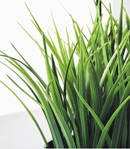CATTREE Artificial Shrubs Bushes, Plastic Wheat Grass Green Leaves Fake Plants Wedding Indoor Outdoor Home Garden Verandah Kitchen Office Table Centerpieces Arrangements Christmas Decoration 4 pcs - Image 3