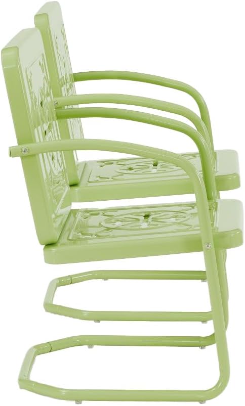 Crosley Furniture Azalea 2-Piece Outdoor Chair Set, Vintage Retro Metal Patio - Image 5