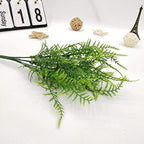 Artificial Plants, Plastic Shrubs Fern Grass Leaves Fake Bushes Outdoor Indoor Greenery Home Garden Décor Verandah Planting Filler Table Centerpieces Arrangements DIY Decoration 4 Pack - Image 4