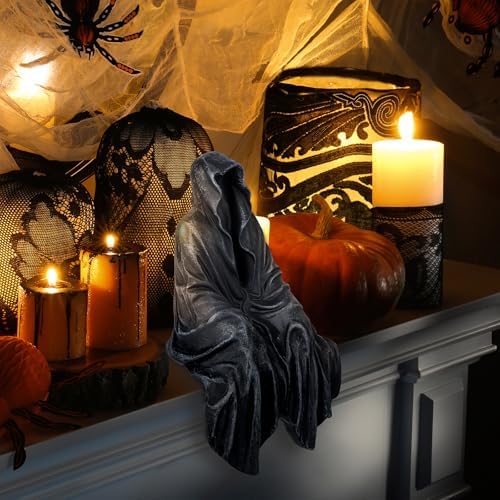 SHOWFEICAT Resin Tabletop Gothic Decor Sitting Statue Gothic Decor - Image 5