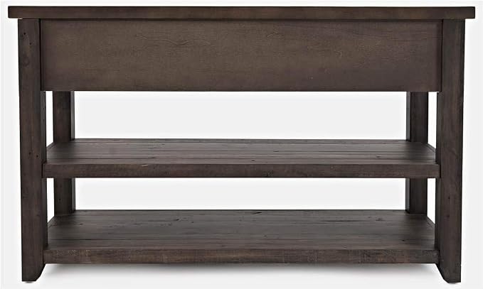 Jofran Madison County Harris Console Sofa Table, Barnwood Brown - Image 4