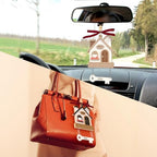 3Pcs House Warming Gifts New Home Ornament 2026 - Wooden First New Home Gift Idea for Couple, Women, or Families - 3D New House Keepsake with Key Design(Brown+Khaki+Blue) - Image 6